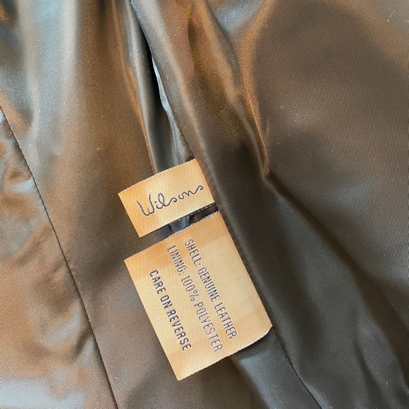 Wilsons Leather Moto Jacket Brand New! - Picture 4 of 5